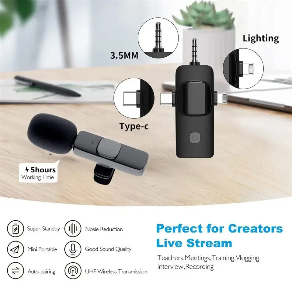 MiniPro Wireless Mic for Content Creators - Eritas London